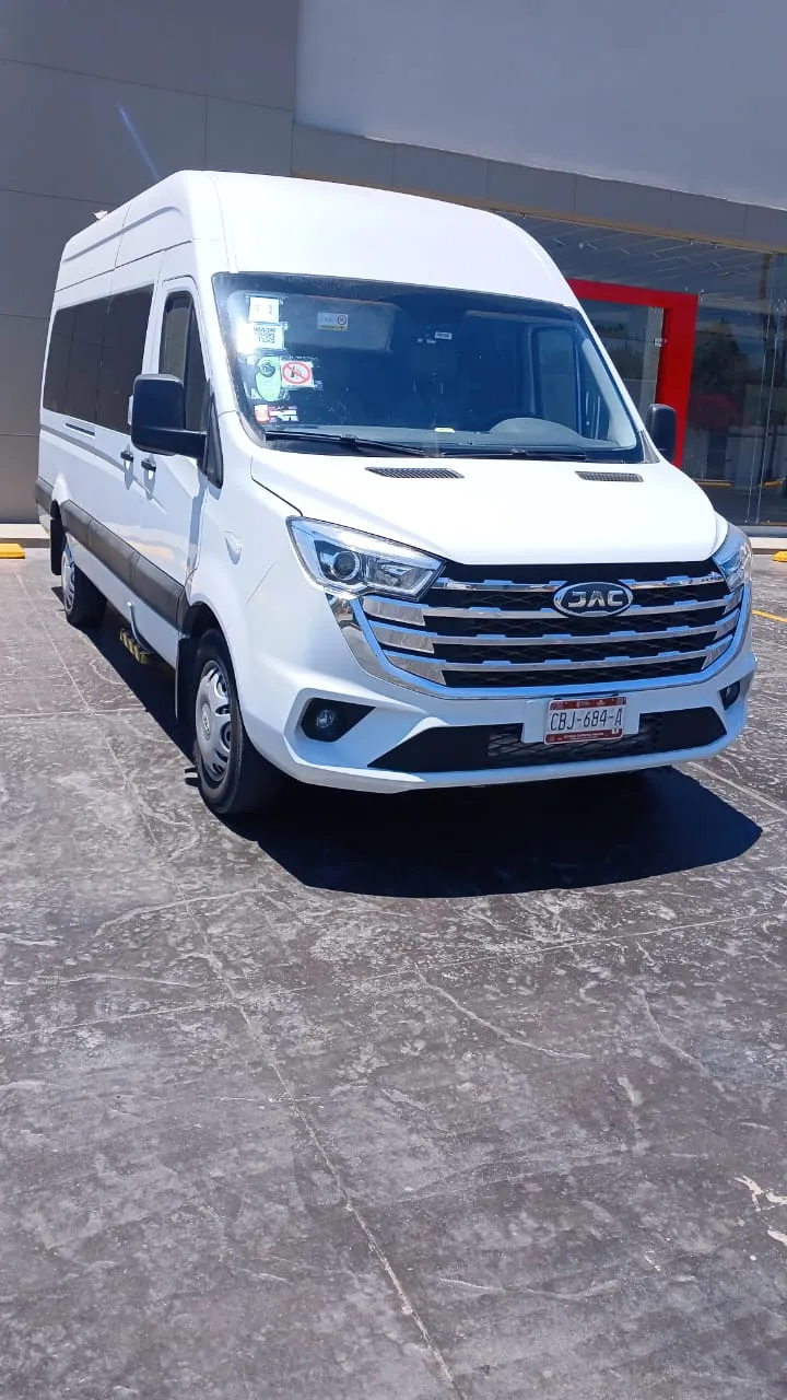 Van JAC Sunray de la flota Orellis